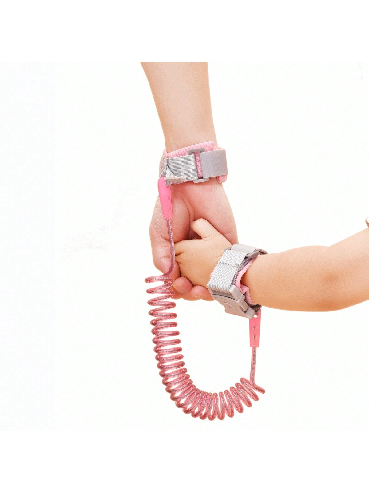 1pc Anti-Lost Tether Baby Wrist Link Chain Retractable Anti-Lost Rope Leash Bracelet With Key Lock, Upgraded Version