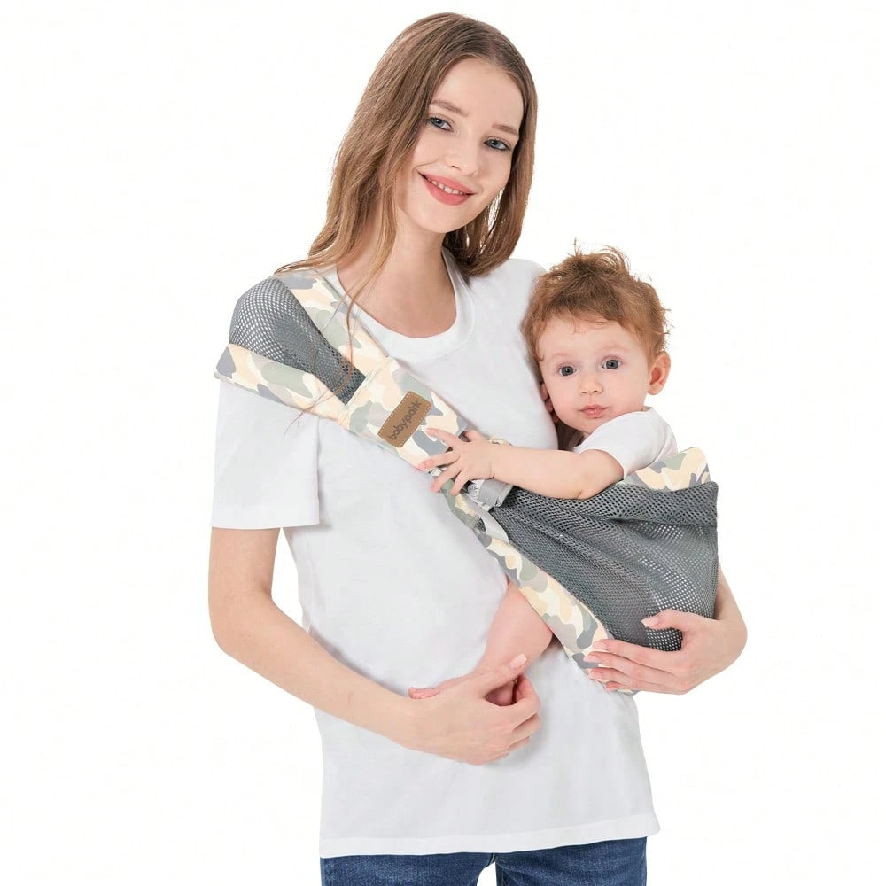 Adjustable One Shoulder Baby Carrier For Infant, Lightweight Breathable Mesh Baby Hip Carrier Portable Baby Carrier Sling For Newborn To Toddler