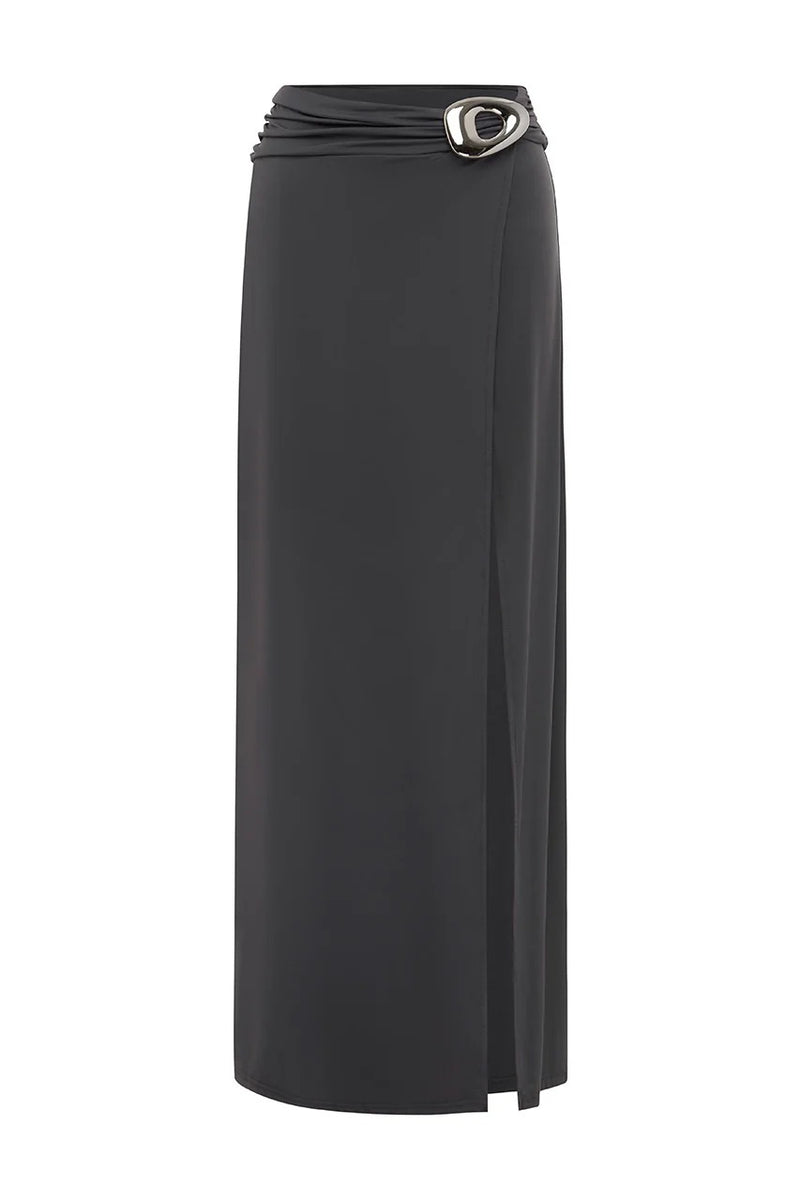 Indiana Maxi Skirt - Slate