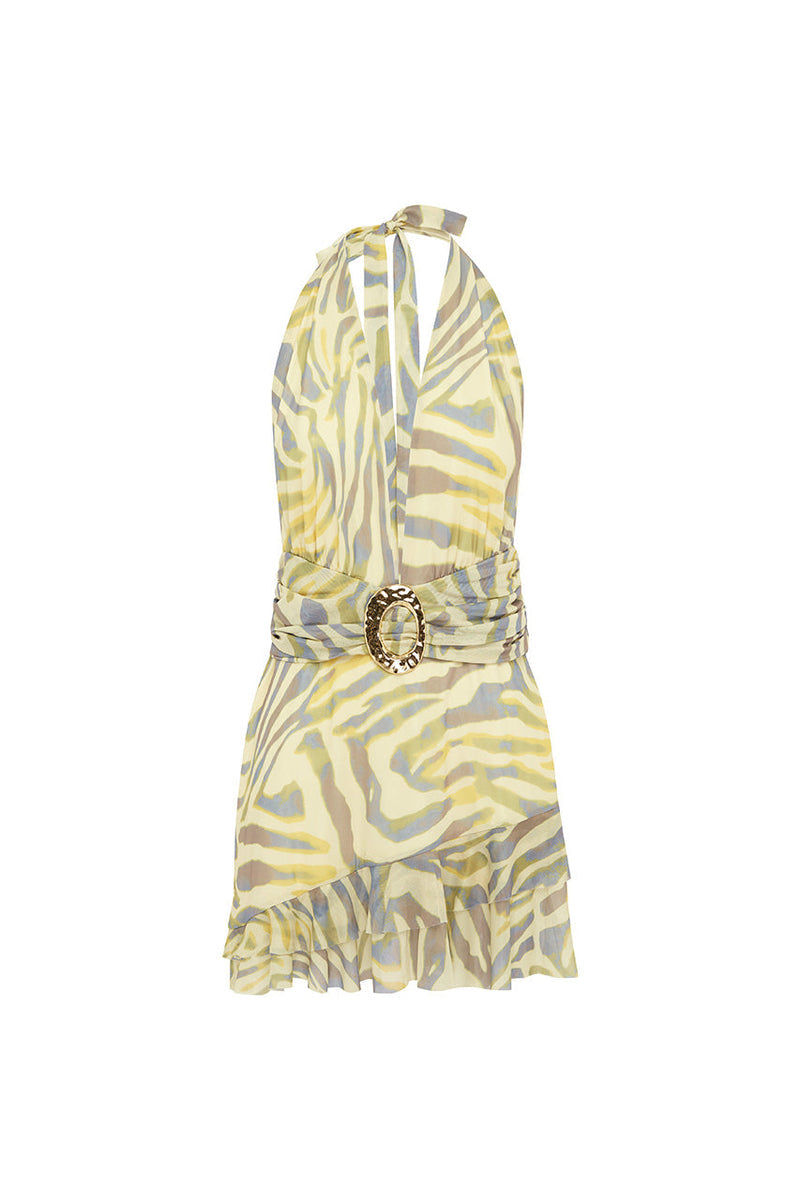 Kiata Mini Dress - Sivella Print - SHOPJAUS - JAUS