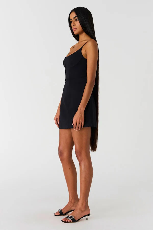 Misha Masha Mini Dress - Black - SHOPJAUS - JAUS