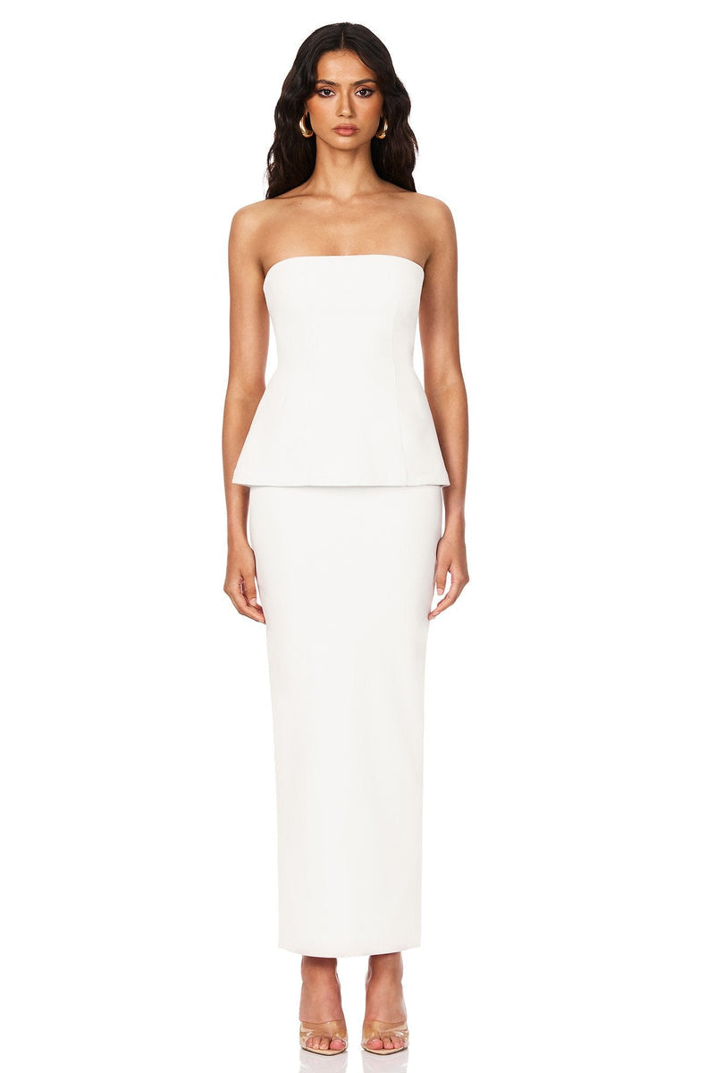 Nookie Caroline Strapless Top - Ivory - SHOPJAUS - JAUS