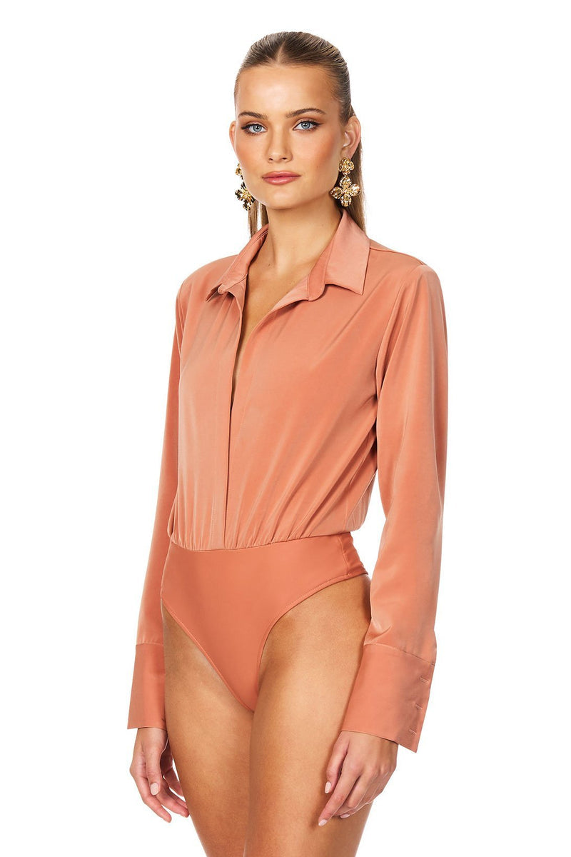 Nookie Stevie Bodysuit - Cinnamon - SHOPJAUS - JAUS