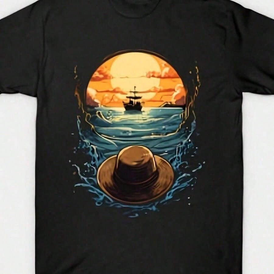 One Piece Crew Faces-Shirt Zoro Sanji Anime Graphic Teesummer Outfits Women AUJ8