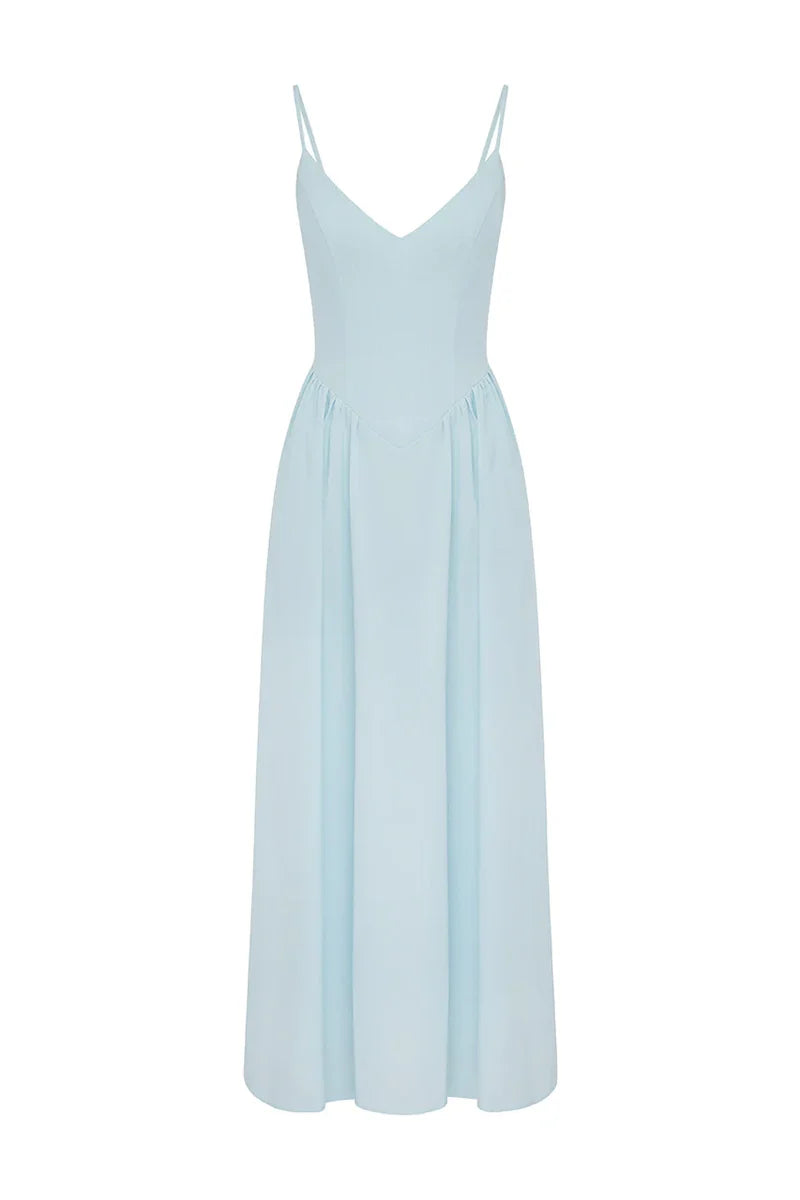 Zephy Maxi Dress - Sky Blue - SHOPJAUS - JAUS