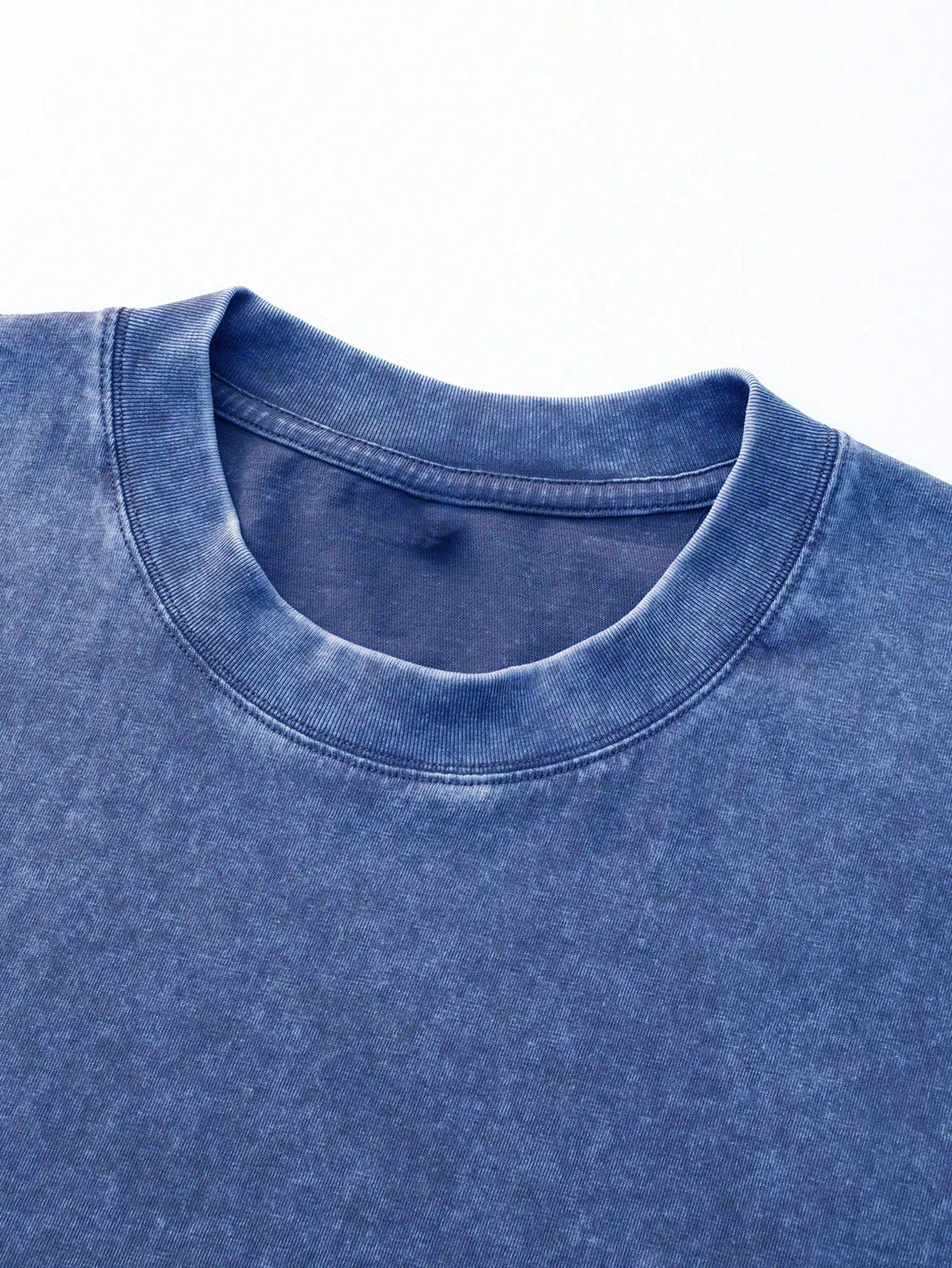 0-5XLSoft Acid Wash Cotton Women Oversized Crew Neck Short Sleeve Tee, Vintage Solid Casual Summer Tops Daily Beach Vacation Multi Color Available