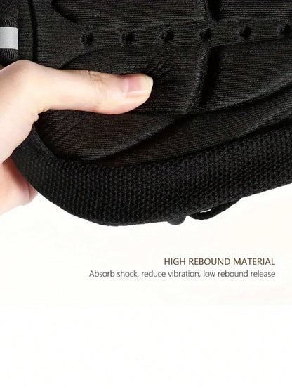 1/2pcs [Shock Absorption| Breathable] Breathable 3D Comfortable Bicycle Seat Cushion Cover| With Shock Absorption| Ideal For Road Bikes And Mountain Bikes
