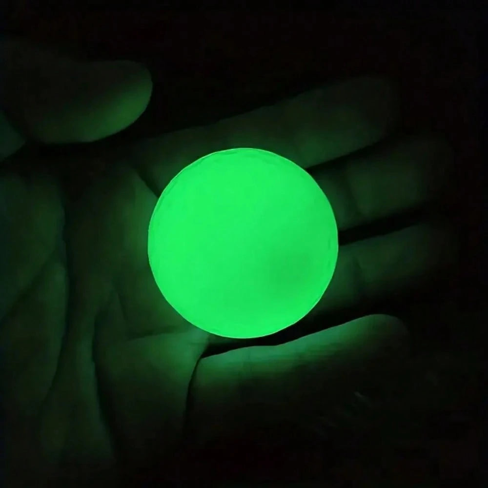 1/4/6pcs Glow-In-The-Dark Golf Balls: Automatic Fluorescent Balls For Night Training, Night Match Preparation, Designed Specifically For Golf Training, Rubber Material, Gift For Golf Enthusiasts, Golf