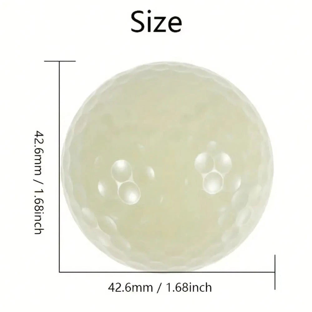 1/4/6pcs Glow-In-The-Dark Golf Balls: Automatic Fluorescent Balls For Night Training, Night Match Preparation, Designed Specifically For Golf Training, Rubber Material, Gift For Golf Enthusiasts, Golf