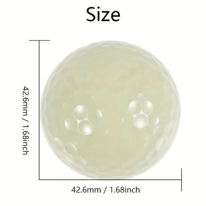 1/4/6pcs Glow-In-The-Dark Golf Balls: Automatic Fluorescent Balls For Night Training, Night Match Preparation, Designed Specifically For Golf Training, Rubber Material, Gift For Golf Enthusiasts, Golf