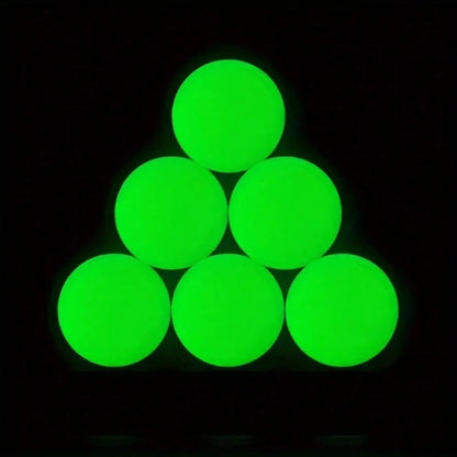 1/4/6pcs Glow-In-The-Dark Golf Balls: Automatic Fluorescent Balls For Night Training, Night Match Preparation, Designed Specifically For Golf Training, Rubber Material, Gift For Golf Enthusiasts, Golf