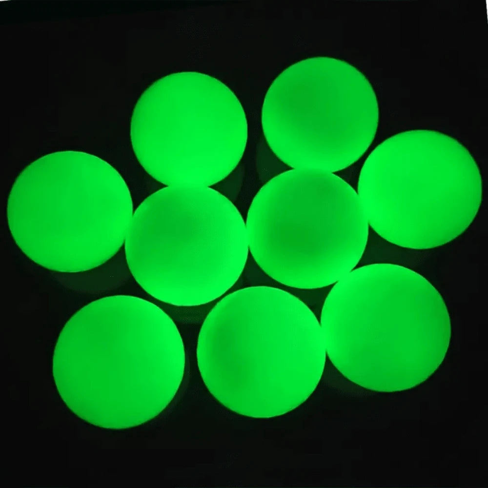 1/4/6pcs Glow-In-The-Dark Golf Balls: Automatic Fluorescent Balls For Night Training, Night Match Preparation, Designed Specifically For Golf Training, Rubber Material, Gift For Golf Enthusiasts, Golf