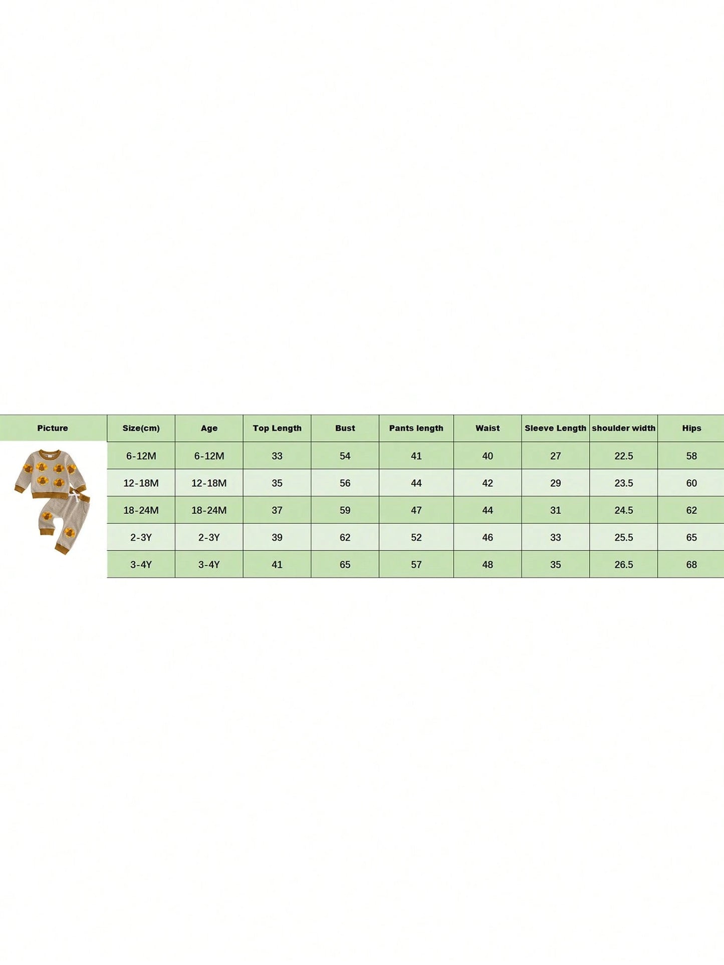1-4T Toddler Boy Thanksgiving Clothes Set Turkey Embroidery Long Sleeve Crew Neck Sweatshirts And Stripe Pants 2 Piece Outfits