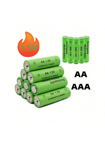 1.5V AA/AAA Rechargeable Batteries, USB Charger, Suitable For Electronic Toys, Remote Controls, Monitors, Electric Toothbrushes, String Lights, Christmas Decorations (These Batteries Can Only Be Charg