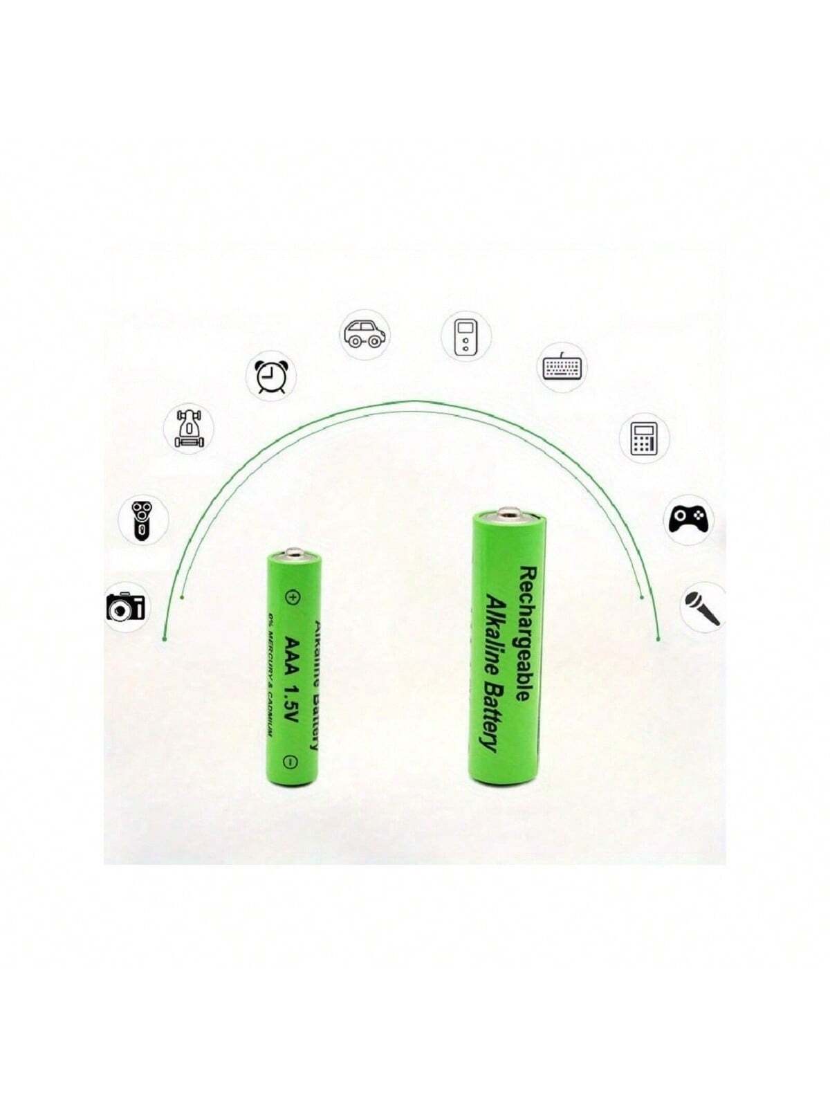 1.5V AA/AAA Rechargeable Batteries, USB Charger, Suitable For Electronic Toys, Remote Controls, Monitors, Electric Toothbrushes, String Lights, Christmas Decorations (These Batteries Can Only Be Charg
