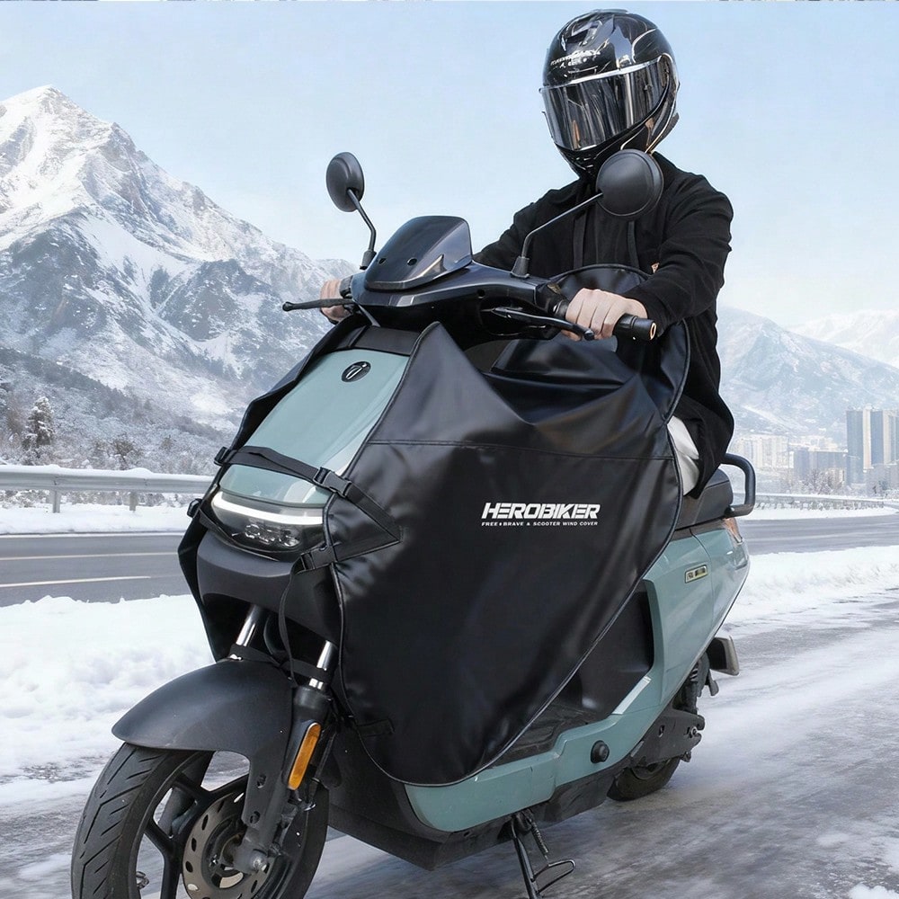 1 Black Motorcycle Windproof And Waterproof Warm Rider Cycling Accessories Gift Motorcycle Scooter Windproof And Outdoor Riding Must-Have For Both Men And Women