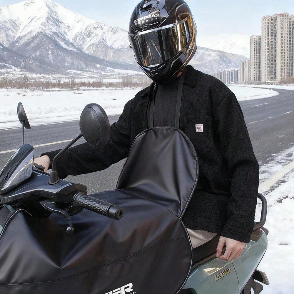 1 Black Motorcycle Windproof And Waterproof Warm Rider Cycling Accessories Gift Motorcycle Scooter Windproof And Outdoor Riding Must-Have For Both Men And Women