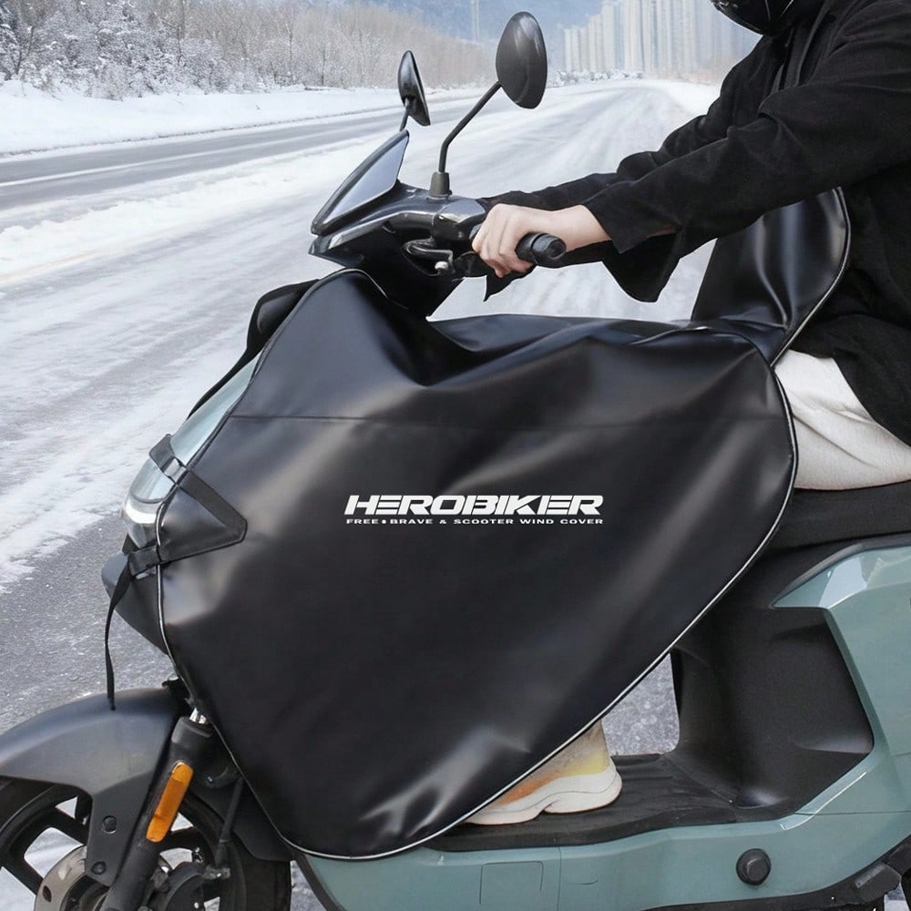 1 Black Motorcycle Windproof And Waterproof Warm Rider Cycling Accessories Gift Motorcycle Scooter Windproof And Outdoor Riding Must-Have For Both Men And Women