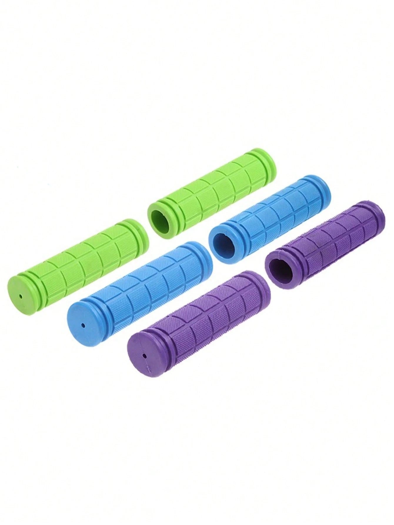 1 Pair Thickened Rubber Bicycle Handlebar Grips Colorful Soft Bike Handle Cover Anti-Slip And Shock-Absorbing Wear-Resistant Bicycle Handlebar Universal Accessories Great Gift For Mountain Bike Fixed