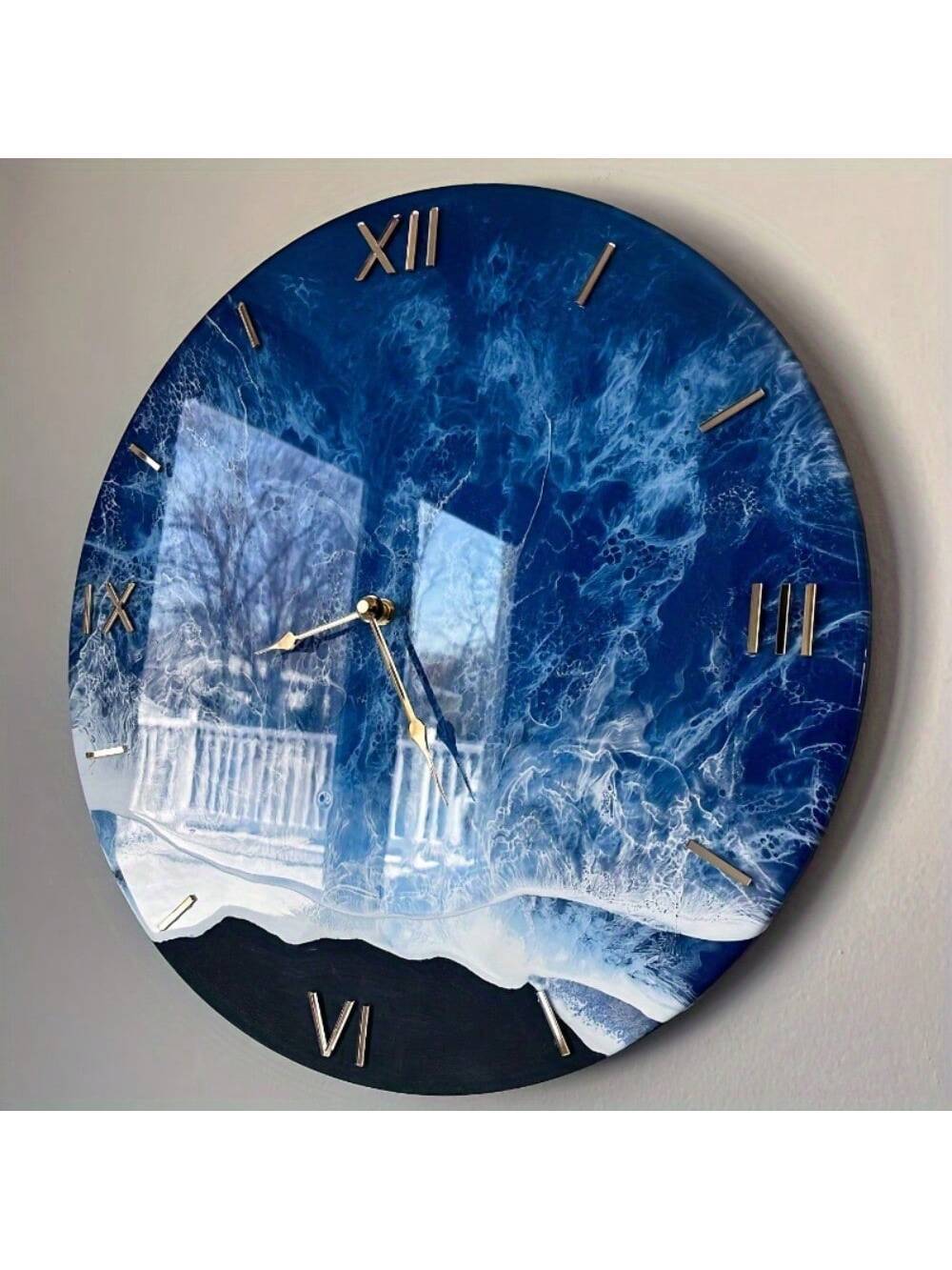 1 Set Large Round Roman Numerals Clock Silicone Mold Kit- Create Handmade DIY Jewelry, Wall Hanging, And Home Decor With Epoxy Resin- Perfect For Crafty Beginners And Experienced Makers Alike