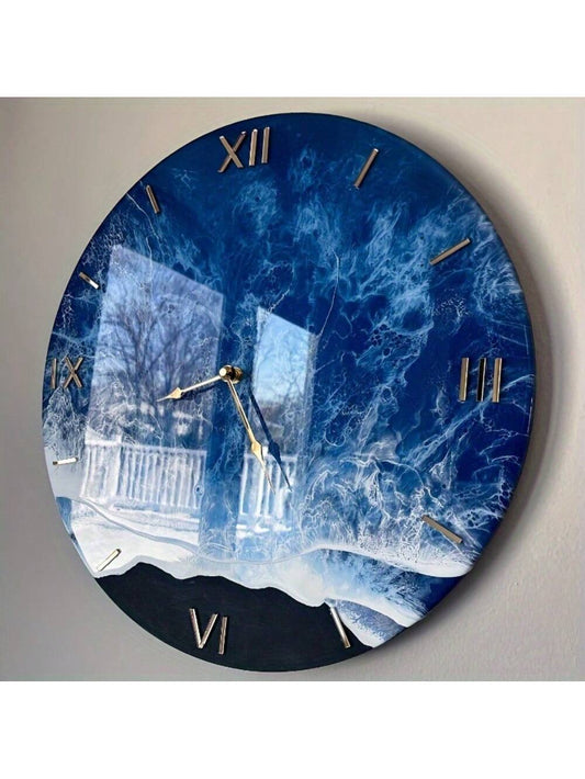 1 Set Large Round Roman Numerals Clock Silicone Mold Kit- Create Handmade DIY Jewelry, Wall Hanging, And Home Decor With Epoxy Resin- Perfect For Crafty Beginners And Experienced Makers Alike