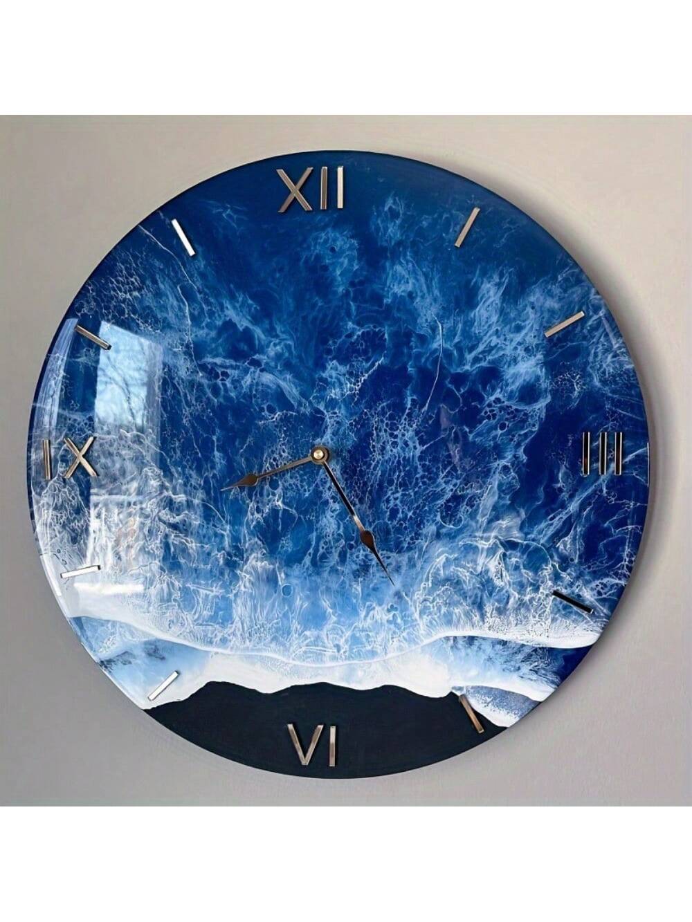 1 Set Large Round Roman Numerals Clock Silicone Mold Kit- Create Handmade DIY Jewelry, Wall Hanging, And Home Decor With Epoxy Resin- Perfect For Crafty Beginners And Experienced Makers Alike