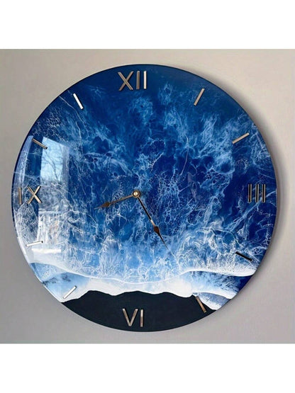 1 Set Large Round Roman Numerals Clock Silicone Mold Kit- Create Handmade DIY Jewelry, Wall Hanging, And Home Decor With Epoxy Resin- Perfect For Crafty Beginners And Experienced Makers Alike