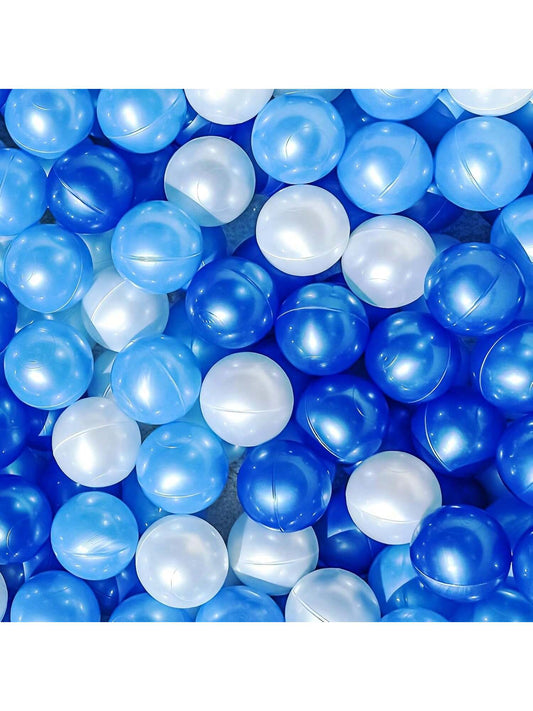 100 Ball Pit Balls For Toddlers, Phthalate Free Plastic Balls, Crush Proof 2.16" Colorful Balls For Ball Pit Play Toys For Kids With Storage Bag