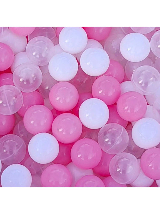 100pcs Ball Pit Balls For Toddlers, Crush Proof Plastic Balls For Ball Pit, 2.16 Inch Baby Pit Balls For Playpen Pool Birthday Party Decoration