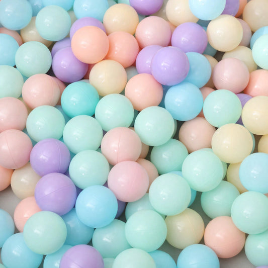 100pcs Ball Pit Balls For Toddlers, Crush Proof Plastic Balls For Ball Pit, 2.16 Inch Baby Pit Balls For Playpen Pool Birthday Party Decoration