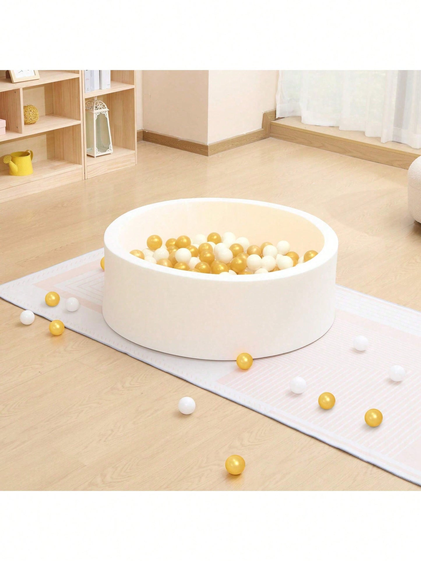 100Pcs Thicken Crush Proof 2.16Inch Ball Pit Balls, Toy Balls For Toddlers,Perfect For Ball Pit,Pool Toys, Parties Events Playground Games Decoration