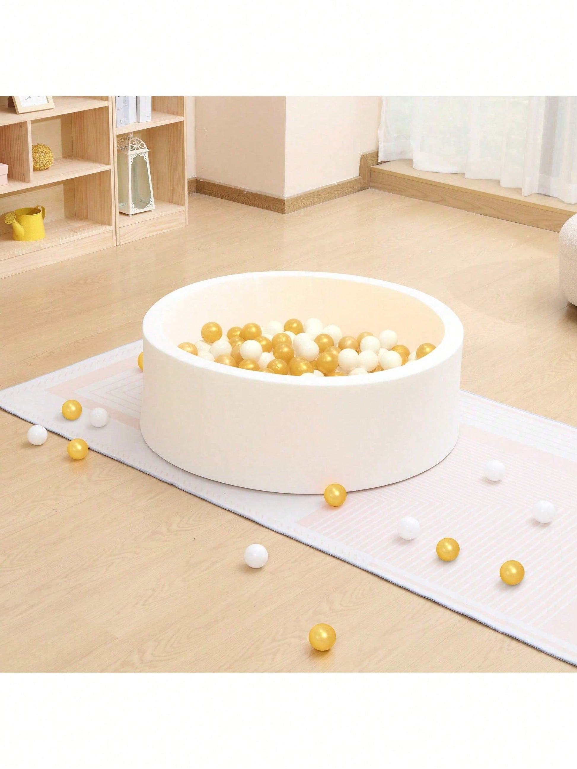 100Pcs Thicken Crush Proof 2.16Inch Ball Pit Balls, Toy Balls For Toddlers,Perfect For Ball Pit,Pool Toys, Parties Events Playground Games Decoration