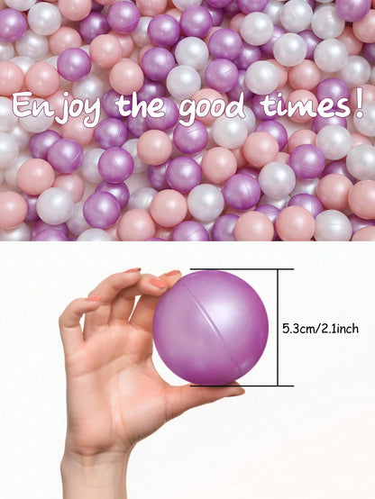 100Pcs Thicken Crush Proof 2.16Inch Ball Pit Balls, Toy Balls For Toddlers,Perfect For Ball Pit,Pool Toys, Parties Events Playground Games Decoration