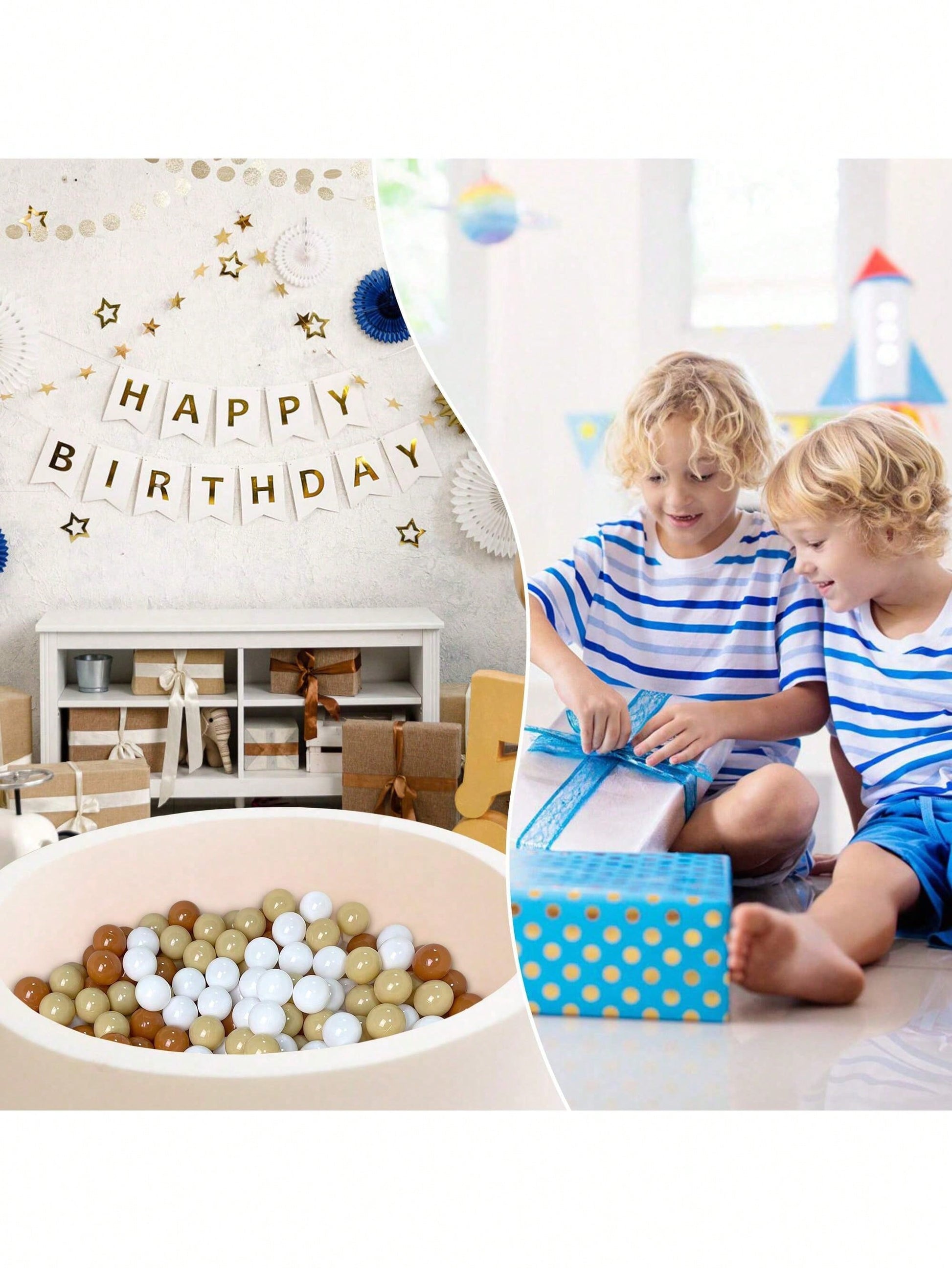 100Pcs Thicken Crush Proof 2.16Inch Ball Pit Balls, Toy Balls For Toddlers,Perfect For Ball Pit,Pool Toys, Parties Events Playground Games Decoration