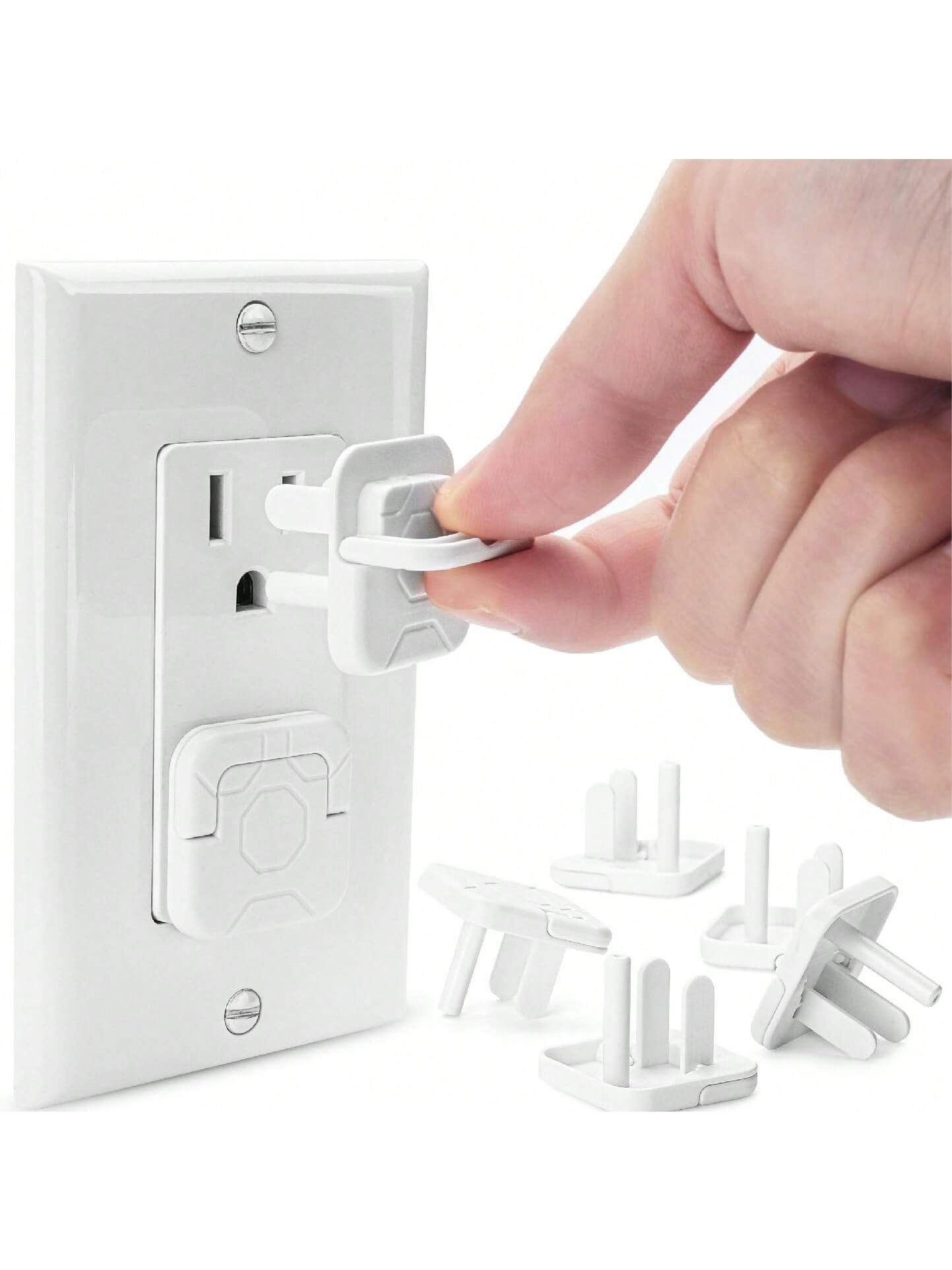 10pcs/15pcs US Standard 2 Hole/3 Hole Electrical Outlet Covers, Insulated Protective Caps Anti-Electric Shock Infant/Child Proofing