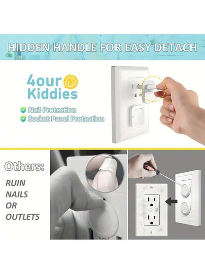 10pcs/15pcs US Standard 2 Hole/3 Hole Electrical Outlet Covers, Insulated Protective Caps Anti-Electric Shock Infant/Child Proofing