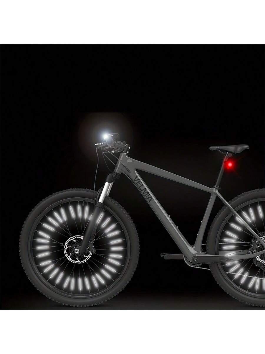 12pcs Bicycle Spoke Reflector, 360 ° Visibility Bicycle Spoke Reflector, Waterproof Bicycle Reflector Clip Warning Spoke Light Cover- Suitable For Bicycles, Motorcycles, Warnings, And DIY Decoration