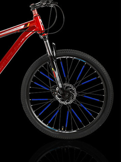 12pcs Blue Color Bicycle Spoke Reflective Strip
