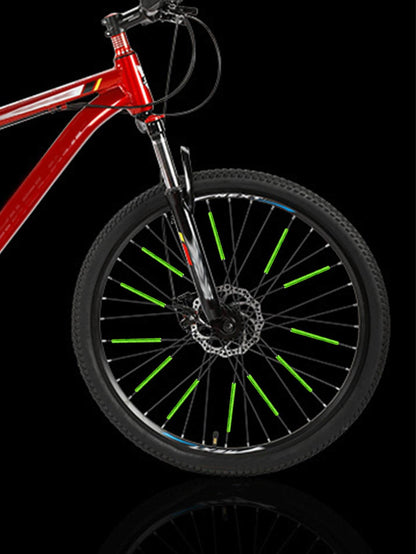 12pcs Blue Color Bicycle Spoke Reflective Strip