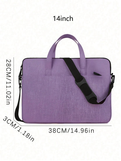 13/14 Inch Laptop Sleeve/Laptop Bag/Laptop Liner/Laptop Carrying Case, Suitable For Business Travel/College/Office, With Handle, Portable & Lightweight, Multifunctional, Water-Resistant, Laptop Bag/La