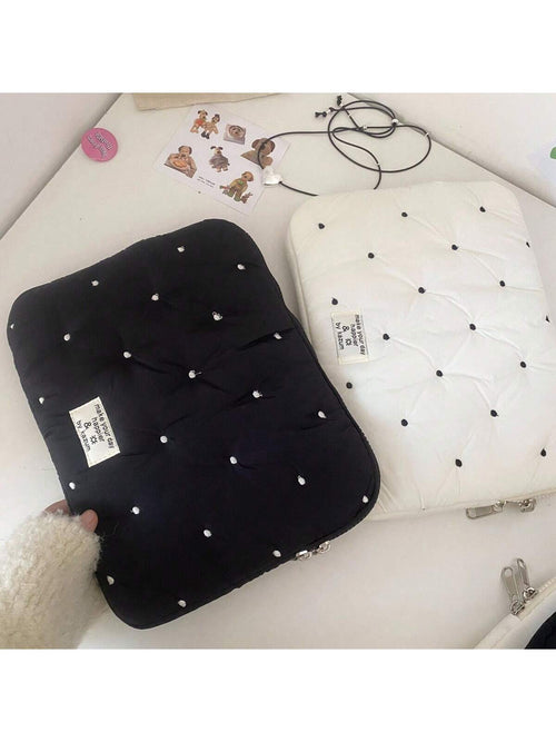 13.6" & 14" Laptop Sleeve- Cute Polka Dot Lightweight Laptop Carrying Case, Compatible With MacBook Laptop Bag Laptop Case Laptop Bag For Ladies