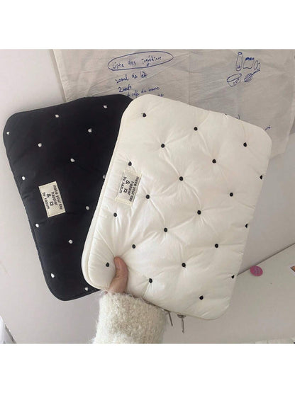 13.6" & 14" Laptop Sleeve- Cute Polka Dot Lightweight Laptop Carrying Case, Compatible With MacBook Laptop Bag Laptop Case Laptop Bag For Ladies