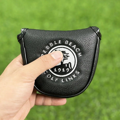 1pc 1919 Golf Club Head Cover, Golf Putter Cover, Golf Fashion Club Cover, Suitable For Male And Female Outdoor Enthusiasts, Easy To Use Magnetic Closure, Waterproof And Durable Materials, Is A Golf C
