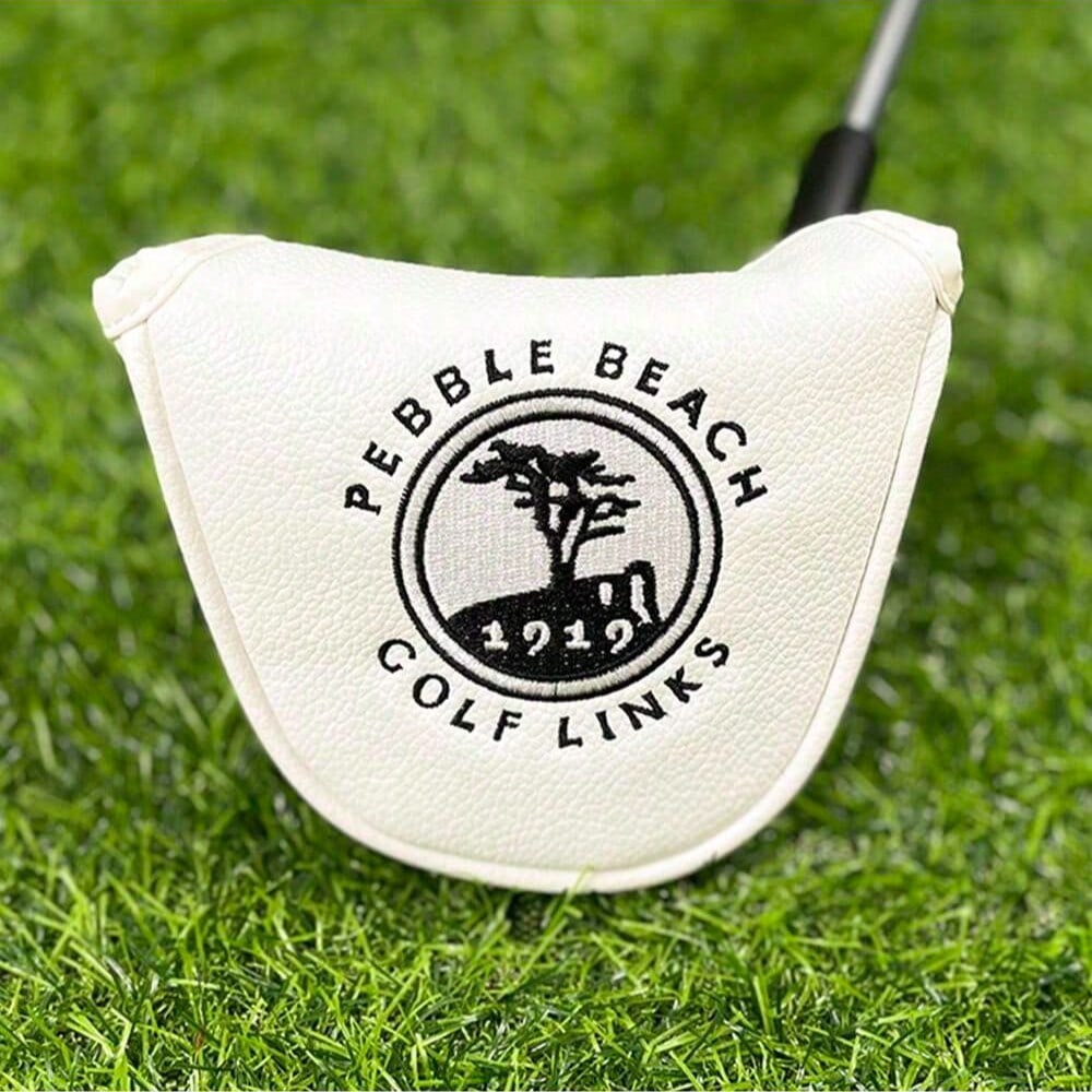 1pc 1919 Golf Club Head Cover, Golf Putter Cover, Golf Fashion Club Cover, Suitable For Male And Female Outdoor Enthusiasts, Easy To Use Magnetic Closure, Waterproof And Durable Materials, Is A Golf C