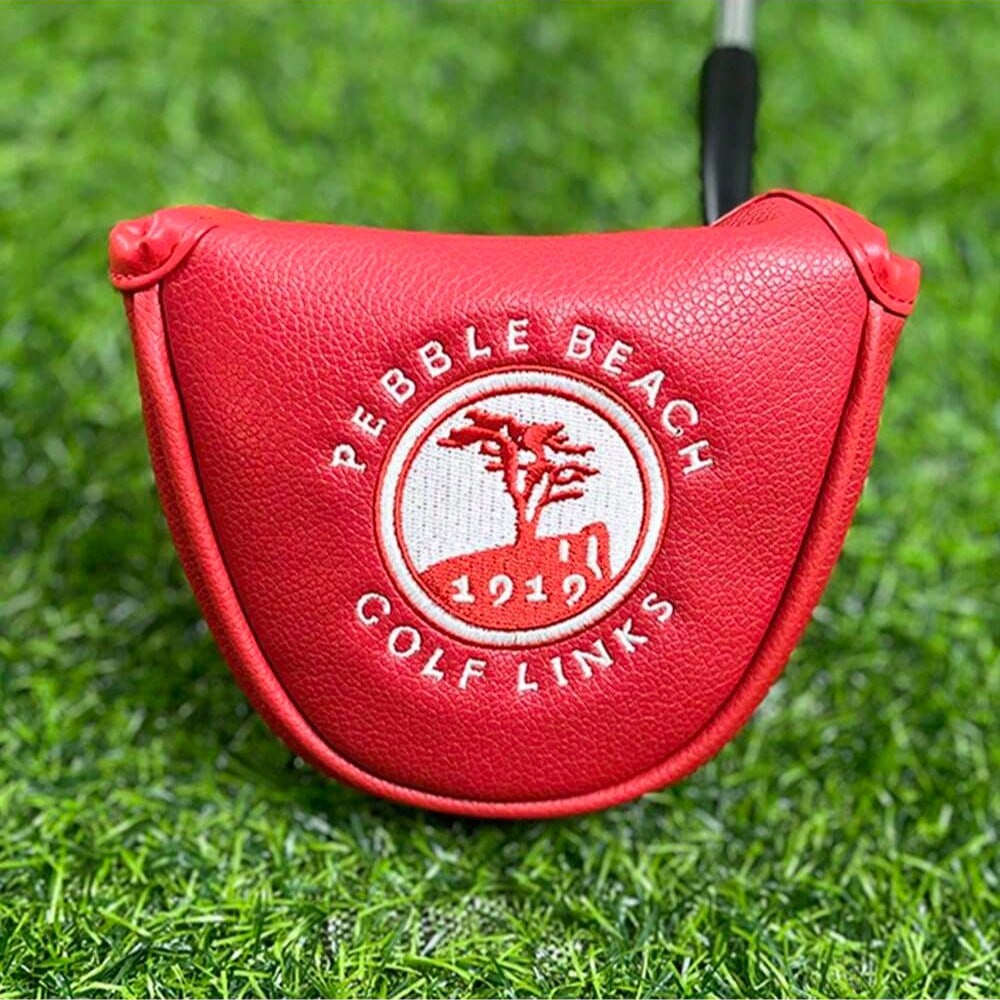 1pc 1919 Golf Club Head Cover, Golf Putter Cover, Golf Fashion Club Cover, Suitable For Male And Female Outdoor Enthusiasts, Easy To Use Magnetic Closure, Waterproof And Durable Materials, Is A Golf C