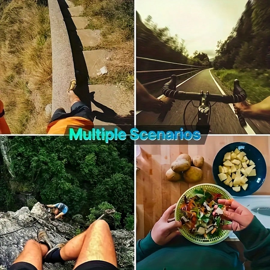 1pc/1set Action Camera Mount For Outdoor Cycling And Running, Stable Mount For Video Recording, Portable Motorcycle Riding Mount For Driving Recording