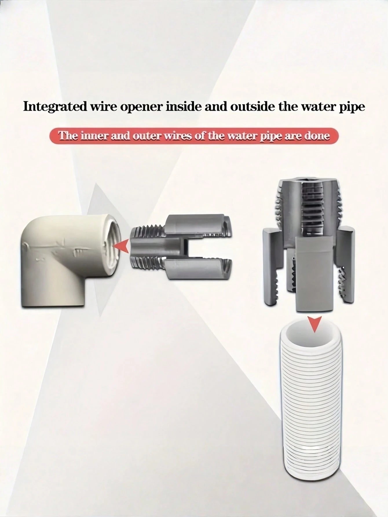 1PC 2 In 1 Pipe Threader Cutter Multifunctional Metal Plumbing Tool For DIY Enthusiasts Home Repair Must Have Efficient Durable