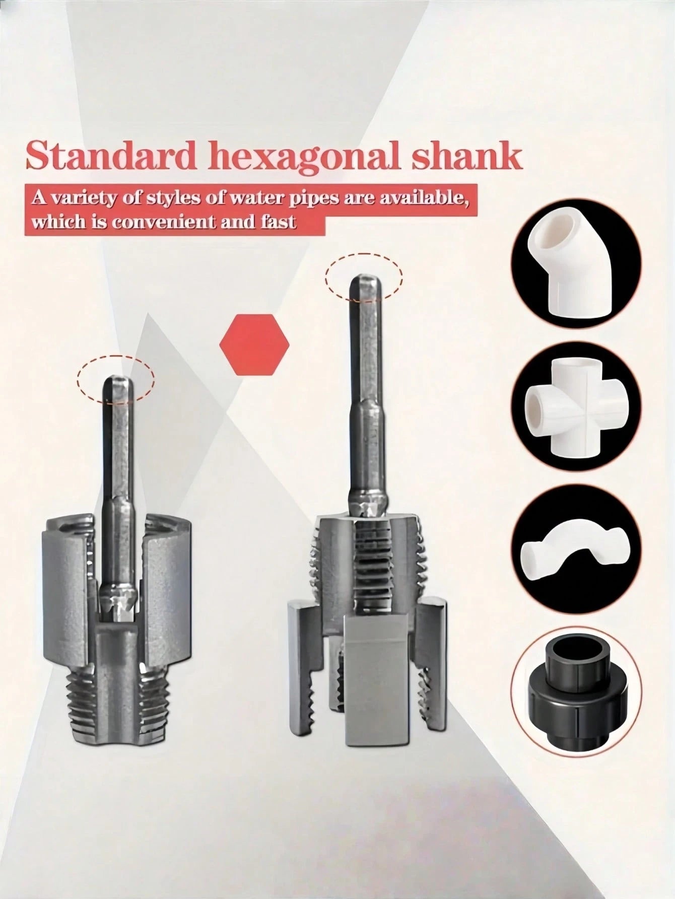 1PC 2 In 1 Pipe Threader Cutter Multifunctional Metal Plumbing Tool For DIY Enthusiasts Home Repair Must Have Efficient Durable