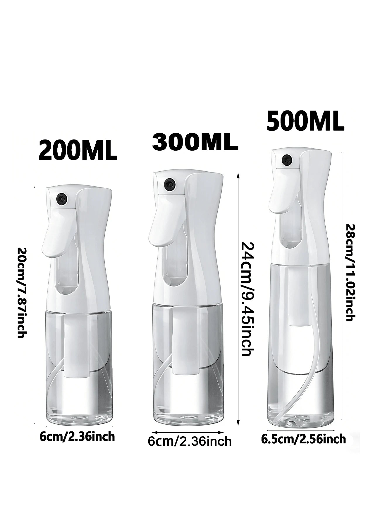 1pc 2026 New Continuous Fine Mist Spray Bottle, Multi-Purpose Handheld Sprayer For Hair, Facial Toner, Alcohol, Plants, Home Cleaning, Portable Liquid Container, Bathroom Daily Care, Summer Holiday Tr