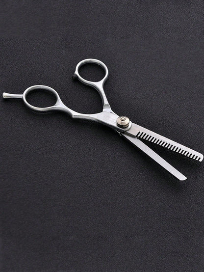 1pc/2pcs Black & Gold Hair Cutting Scissors- Bangs Trimmer, Thinning Shears, Hairdressing Salon & Home Hair Care Tools,Slick Back Brush,Barber Accessories,Hair Dryer,Hair,Barber,Hair Tools,Hair Produ